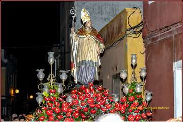 Imagen de San Gregorio Taumaturgo que se venera en Telde/FJS Fotografía e Ildefonso Rodríguez.